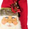 Karen Didion 28.0 Inch Woodland Lg Santa Head Wall Hanger Christmas Wall Art Decor , Christmas Decor Holidays Claus